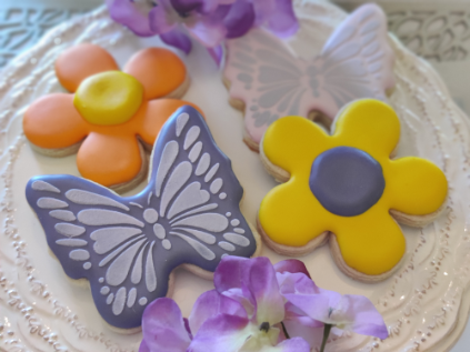 Simple Flowers & Butterflies