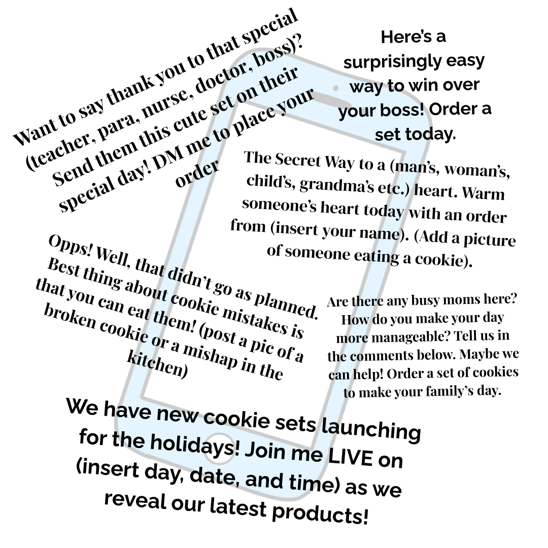 100 Social Media Prompts for Cookie Artists