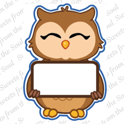 Owl Name Plaque, Back to School