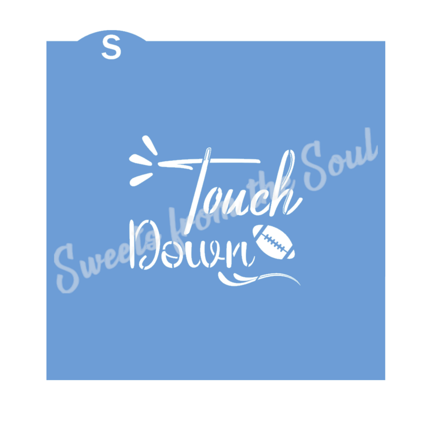 Touchdown Cookie Stencil