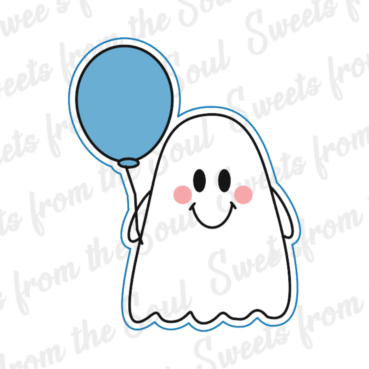 Ghost with Balloon Cutter