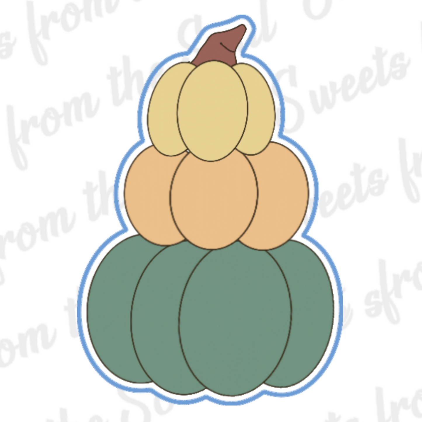 Stacked Pumpkins Cookie Cutter