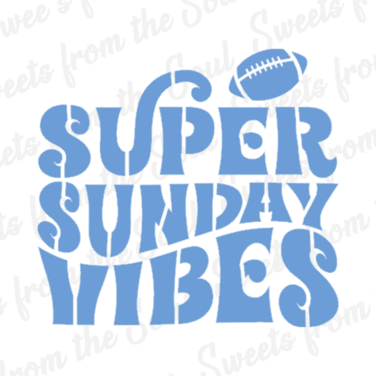 Super Sunday Vibes Cookie Stencil