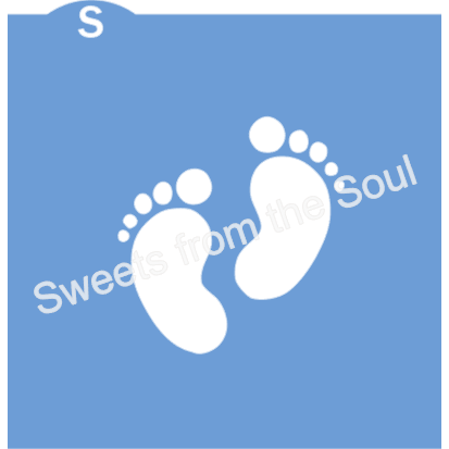 Baby Feet Stencil & Cutter Set