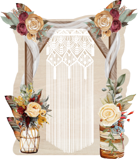 Boho Wedding Arch Cookie Cutter