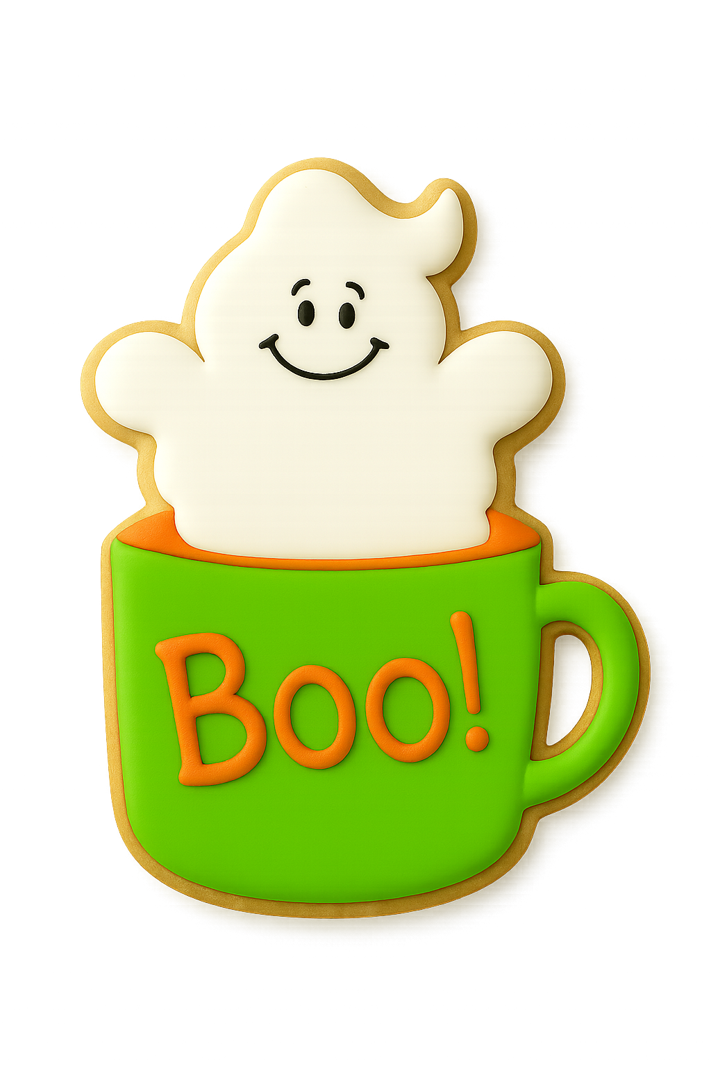 Ghost in a Mug Cookie Cutter