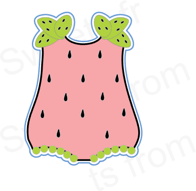 Fruity Romper Cookie Cutter