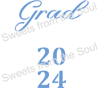 Grad 2024 Duo Cookie Stencil