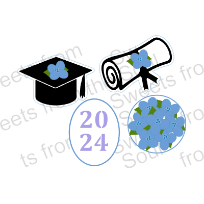 Graduation Minis Cookie Cutter Set