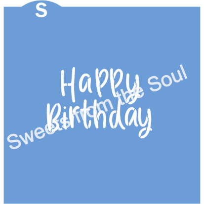 Happy Birthday with a Name Stencil and Cookie Cutter Set