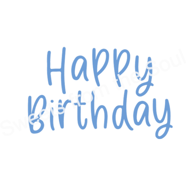 Happy Birthday with a Name Stencil and Cookie Cutter Set