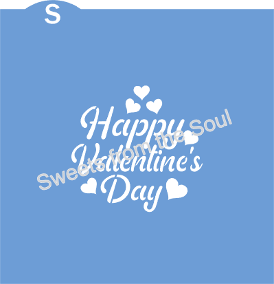 Happy Valentine's Day Stencil