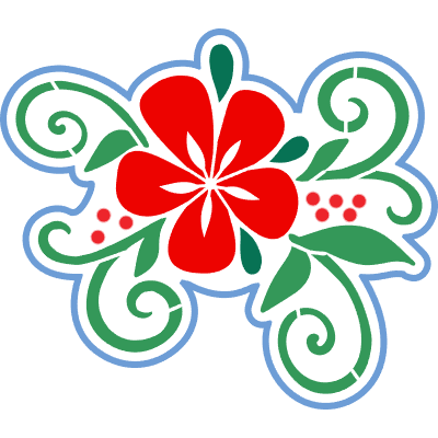 Digital Zip File: Tropical Hibiscus Curated Set