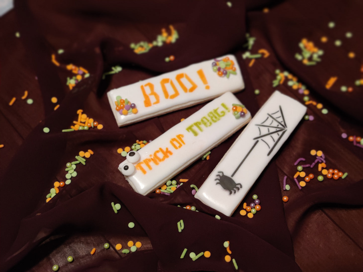 Trick or Treat Cookie Stick Stencil