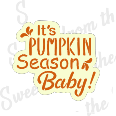 It's PUMPKIN Season Baby! 5-Piece Curated Cookie Cutter & Stencil Set