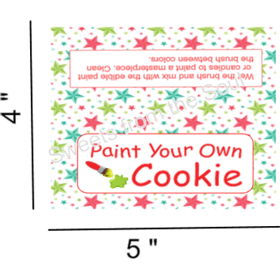 PYO Cookies Bag Topper & Tags