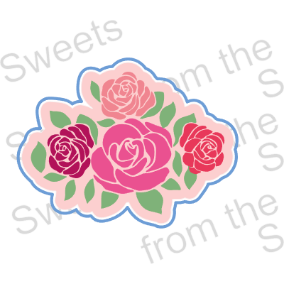 Rose Bouquet Cookie Cutter