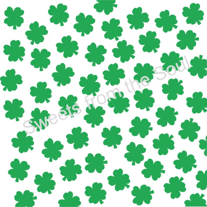 Digital SVG File: Shamrock Background Cookie Stencil
