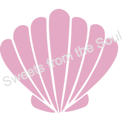 Scallop Shell Stencil and Cookie Cutter Set