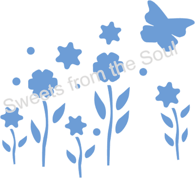 Digital ZIP File Download: Silhouette Rabbit with Flowers Cutter Stencil Set