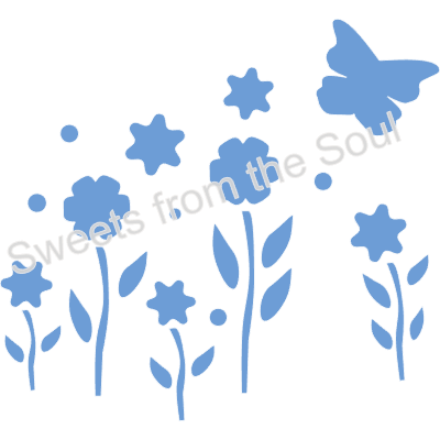 Silhouette Rabbit with Flowers Cutter & Stencil Set