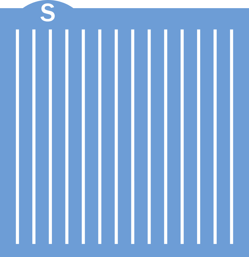 Skinny Stripe Background Stencil