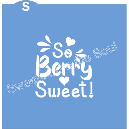 Digital SVG File: So Berry Sweet! Cookie Stencil