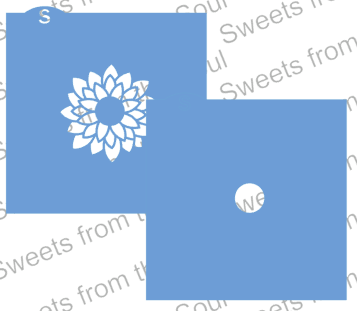 Sunflower 2-Piece Layered Stencil Set