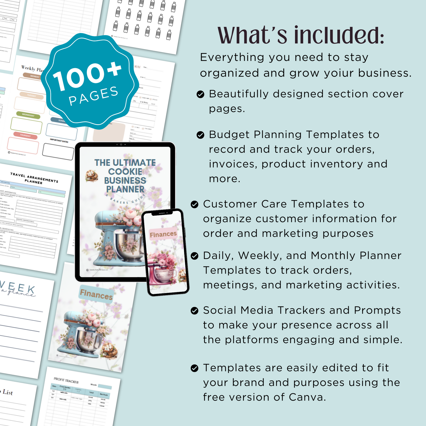 The Ultimate Cookie Business Planner