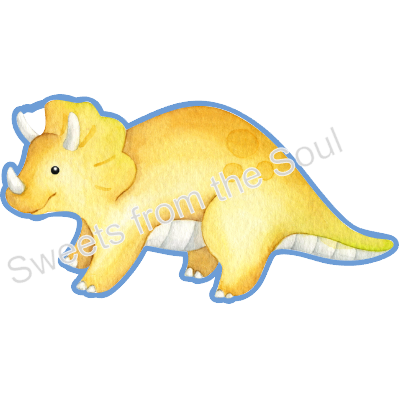 Triceratops Dinosaur Cookie Cutter