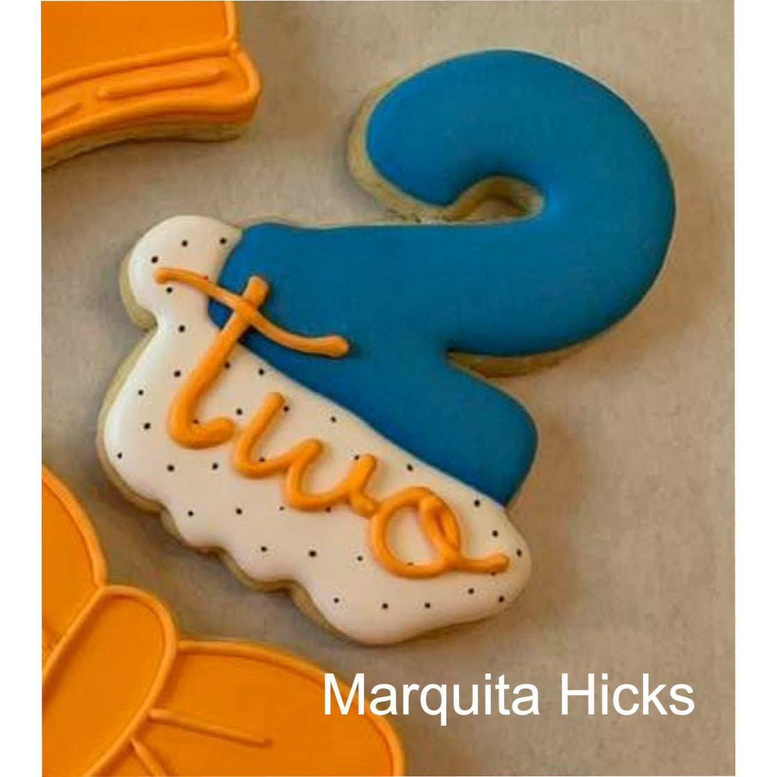 Second Birthday Cookie Cutter and Stencil Set