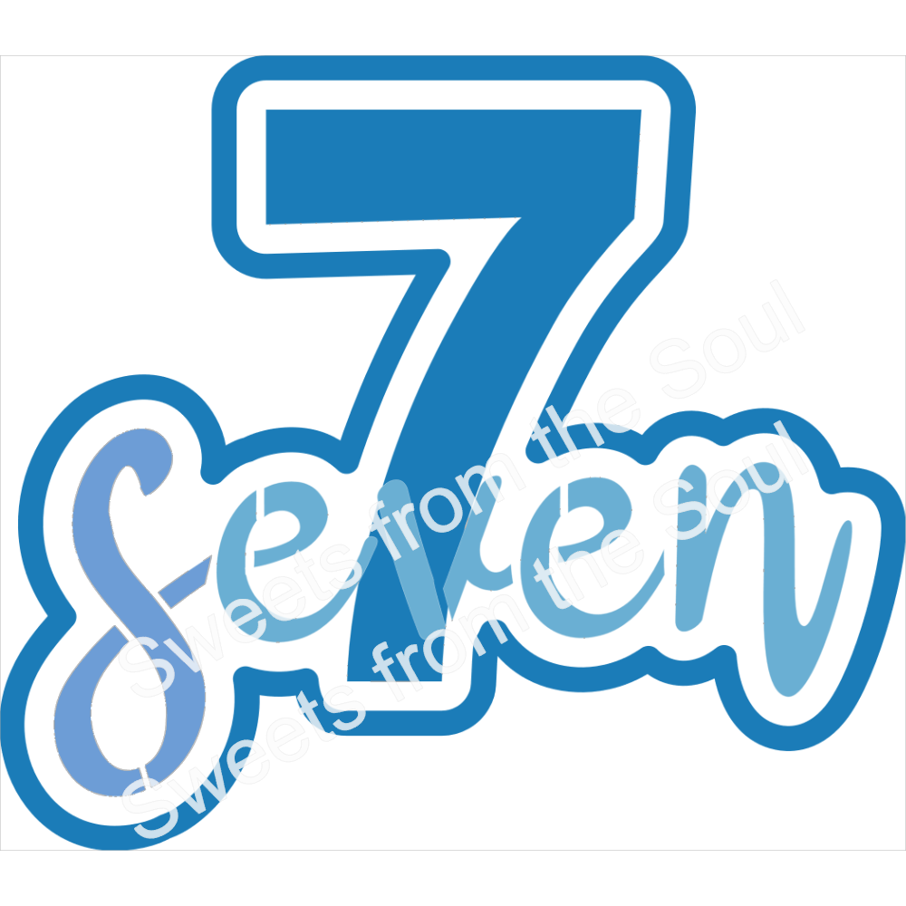 Seventh Cookie Cutter and Stencil