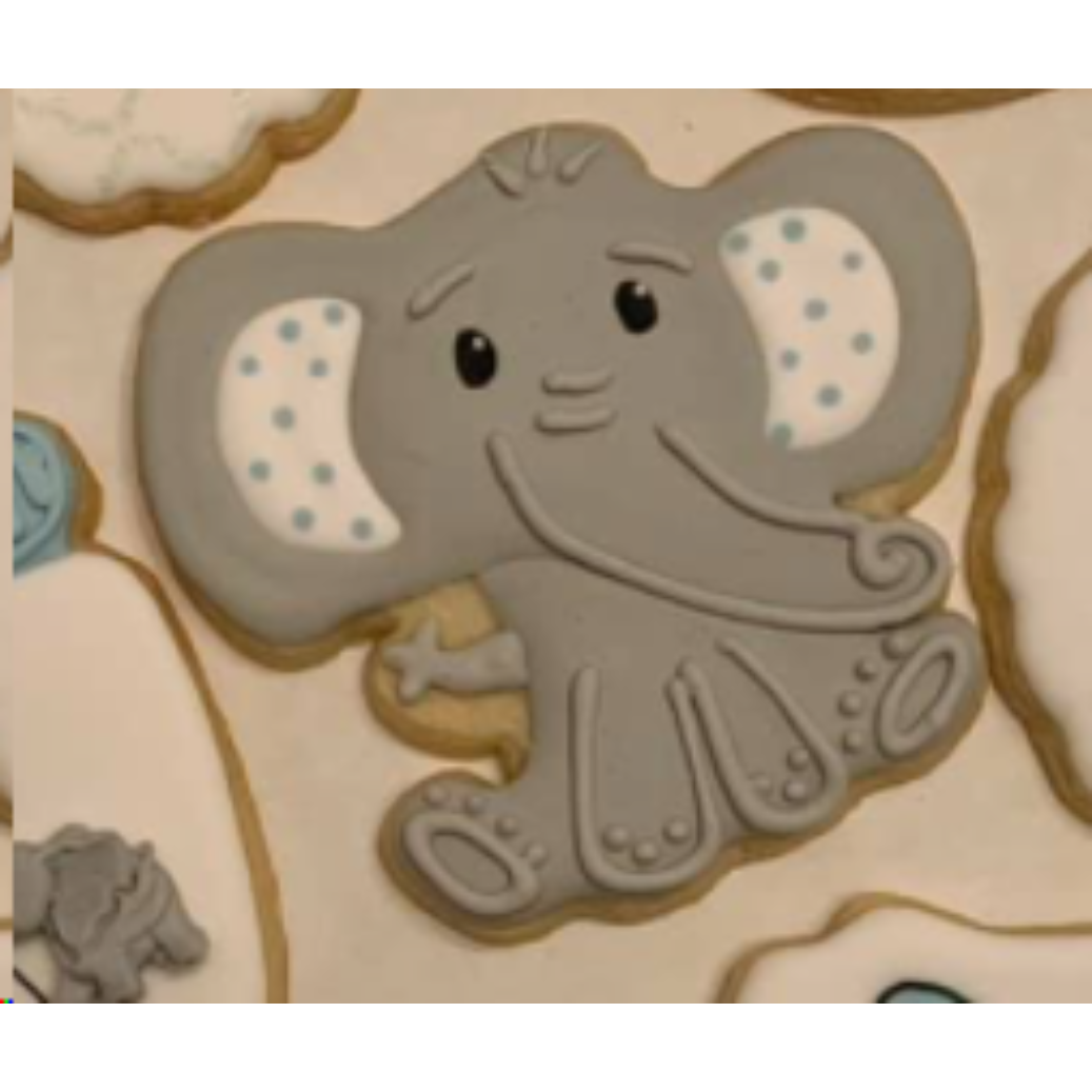 Baby Elephant Cookie Cutter