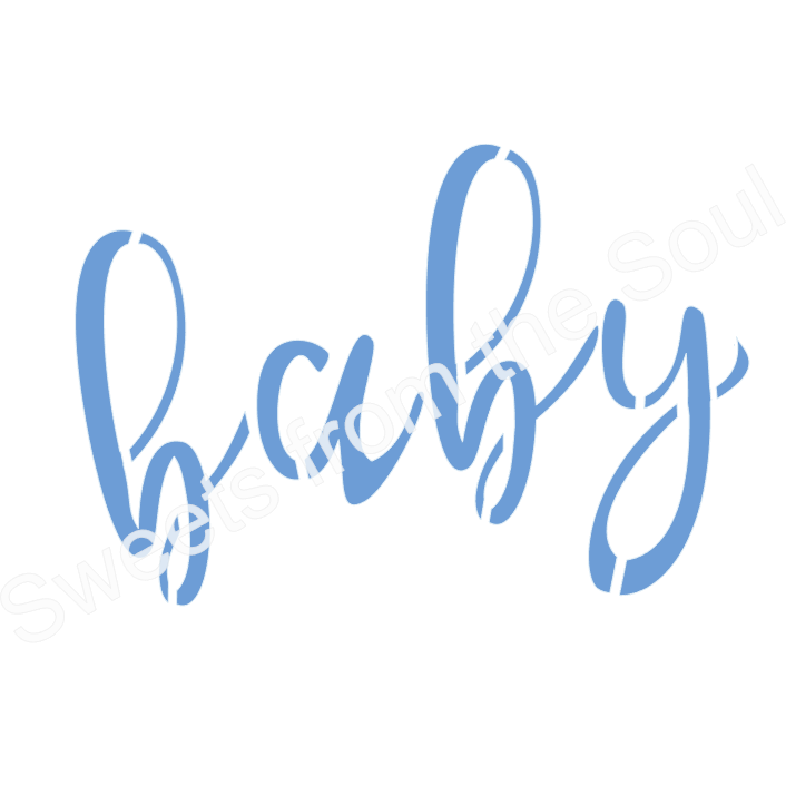 Baby Cookie Stencil