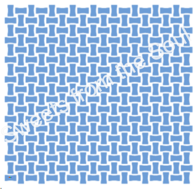 Basket Weave Background Stencil