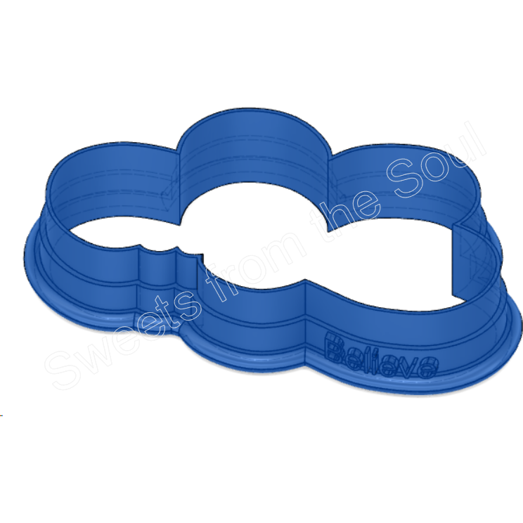 Believe Stencil and Cookie Cutter Set