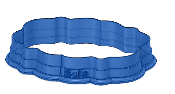 Bella Plaque Cookie Cutter
