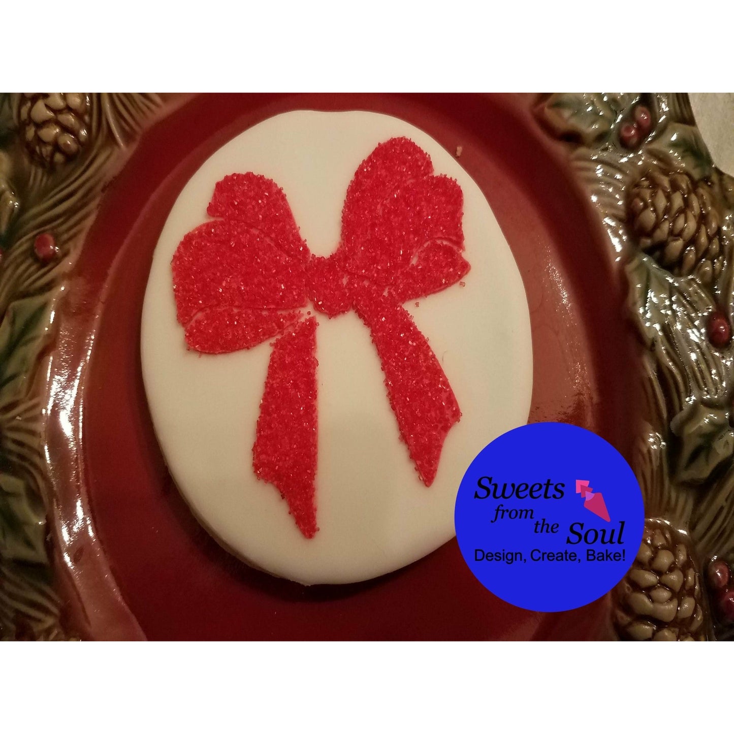 Big Bow Cookie Stencil