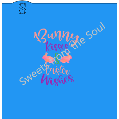 Bunny Kisses & Easter Wishes Stencil