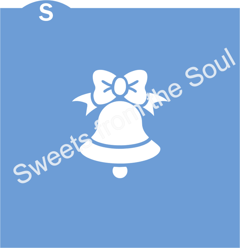 Christmas Bell Cookie Stencil