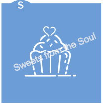 Cupcake PYO Stencil