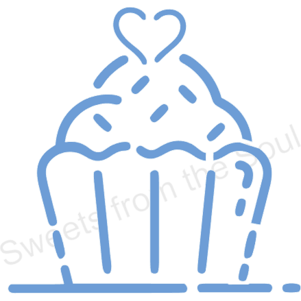Cupcake PYO Stencil