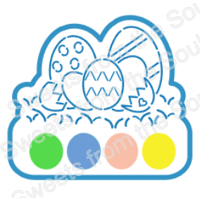 PYO Easter Egg Cookie Cutter and Stencil Set