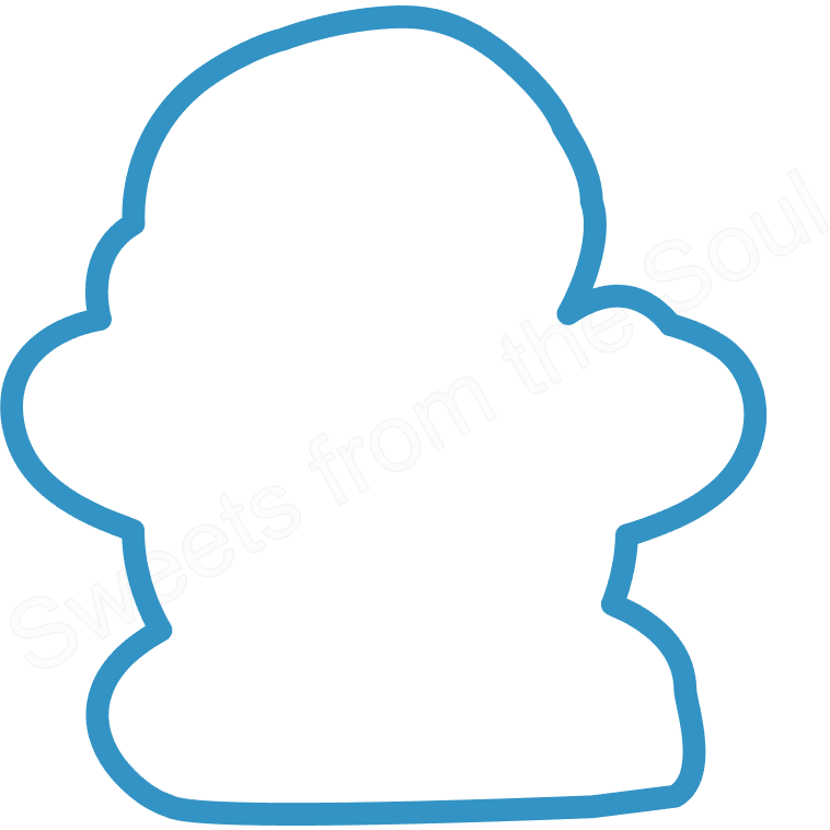 Gingerbread PYO Stencil and Cookie Cutter Set