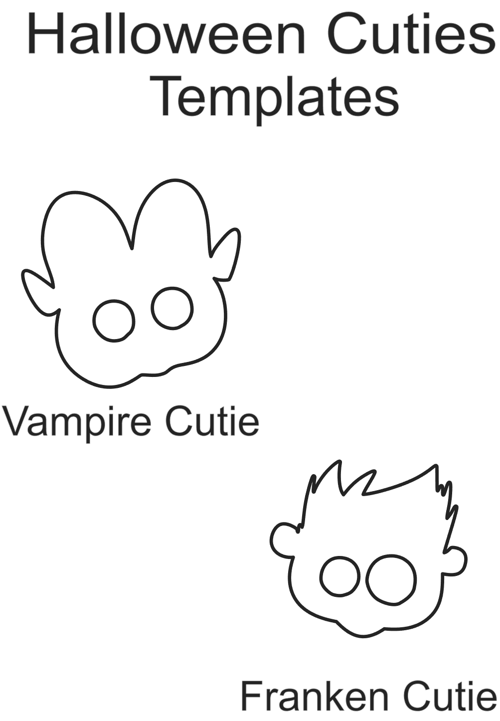 Halloween Cuties Cookie Cutter Set