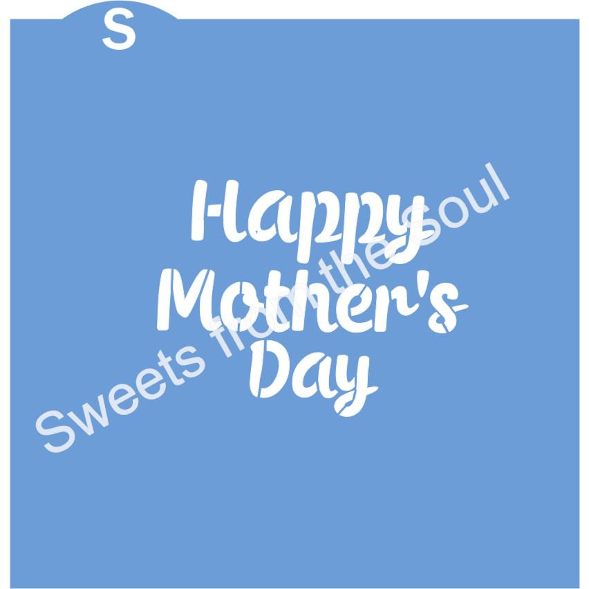 Happy Mothers Day Stencil