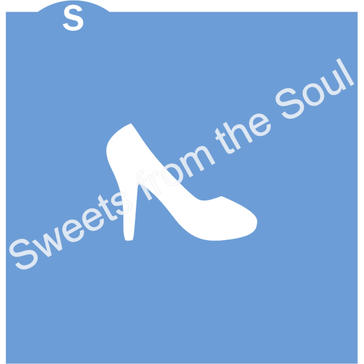 High Heel Stencil