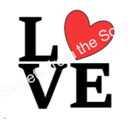 Boho Love Cookie Stencil
