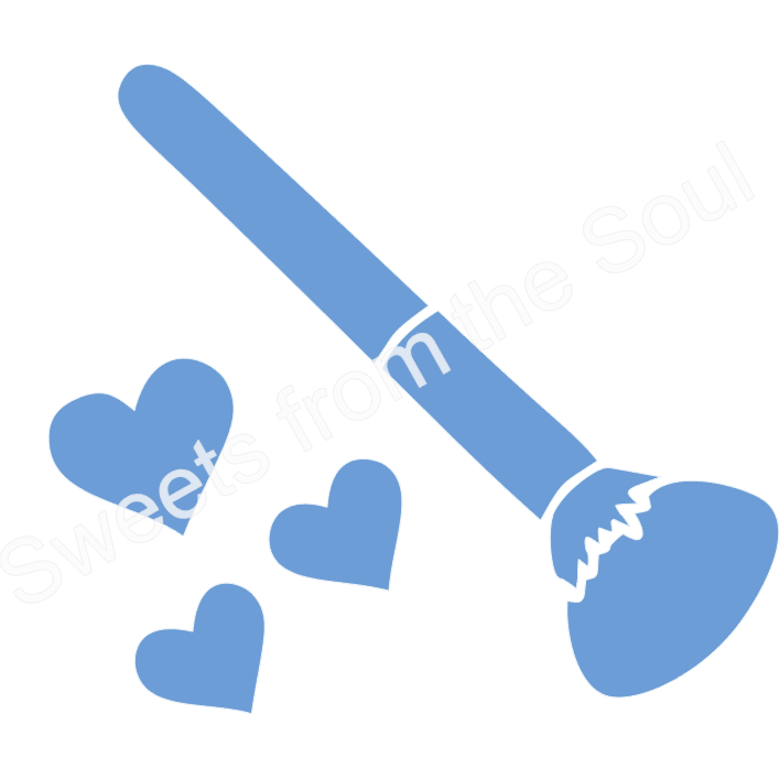 Make-up Brush Stencil