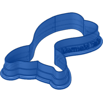 Mermaid Tail Cookie Cutter
